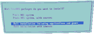 FreeDOS full install prompt