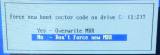 FreeDOS MBR prompt